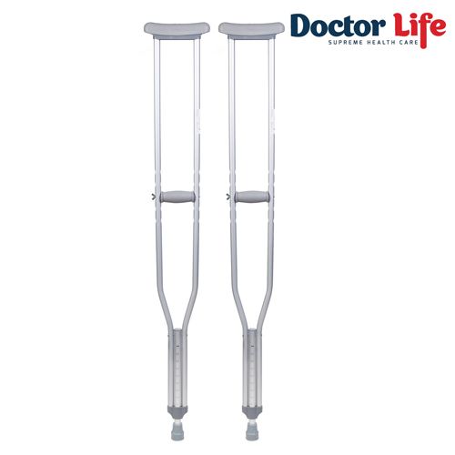 Милиці Doctor Life пахвові алюмінієві пара H = 134-154 см (10023/С/Е-492)